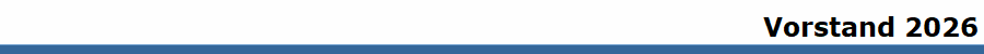 Vorstand 2026